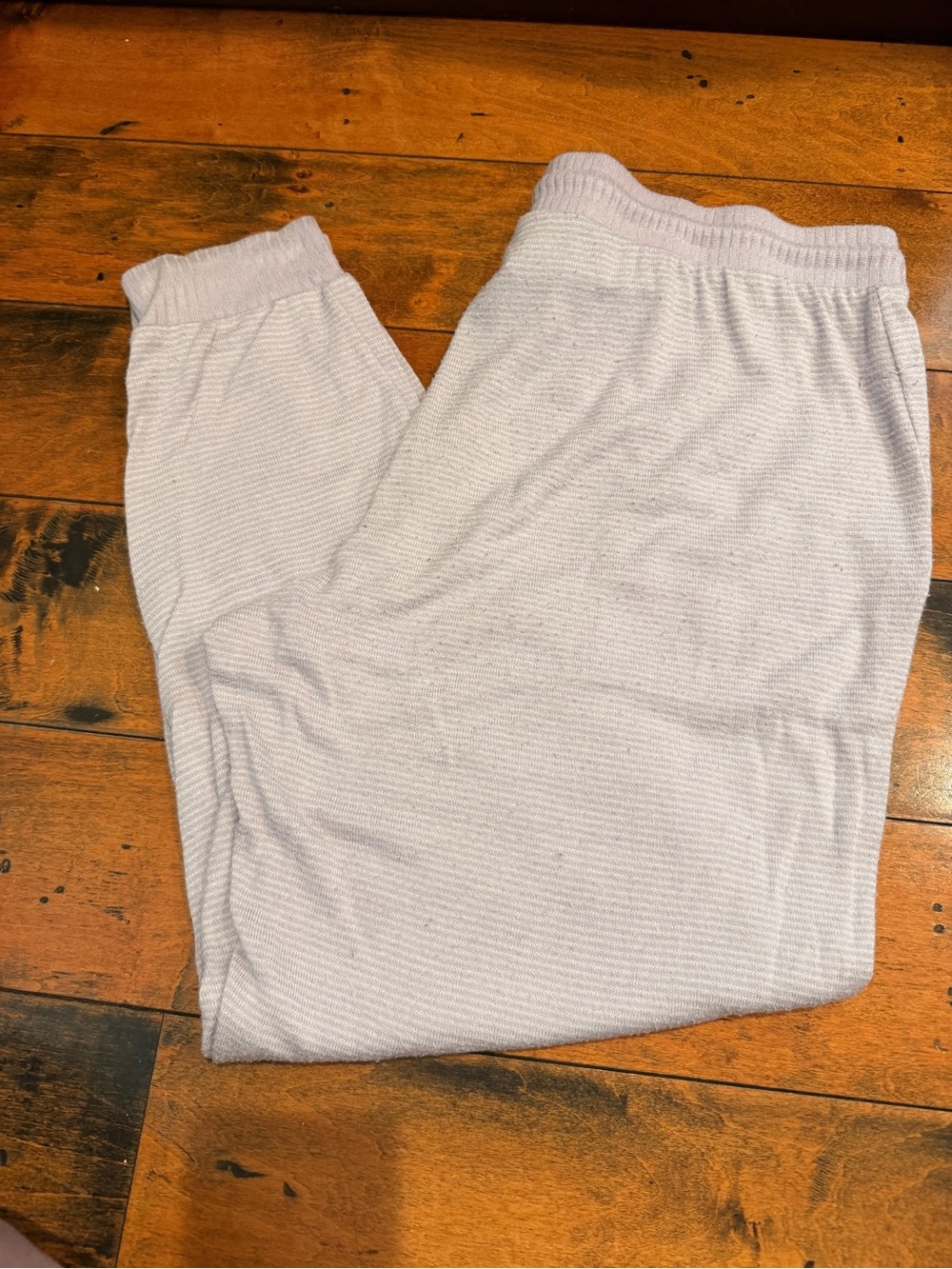 stars above Light Gray Ribbed Men's Sweatpants
